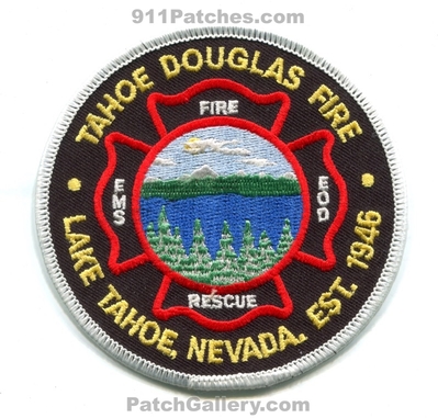 Tahoe Douglas Fire Rescue Department Patch (Nevada)
Scan By: PatchGallery.com
Keywords: dept. lake ems eod