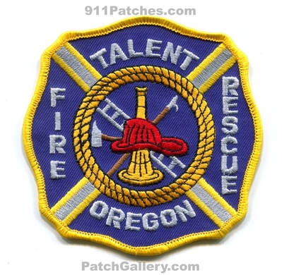 Talent Fire Rescue Department Patch (Oregon)
Scan By: PatchGallery.com
Keywords: dept.