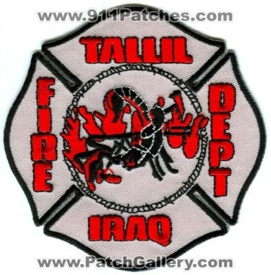 Tallil Fire Department Patch (Iraq)
Scan By: PatchGallery.com
Keywords: dept.