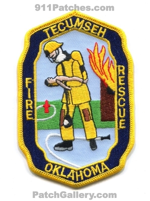 Tecumseh Fire Rescue Department Patch (Oklahoma)
Scan By: PatchGallery.com
Keywords: dept.
