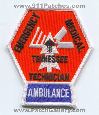 Tennessee State Emergency Medical Technician EMT Ambulance EMS Patch (Tennessee)
Scan By: PatchGallery.com
Keywords: certified