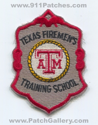 Texas Firemens Training School Fire Academy A&M University Patch (Texas)
Scan By: PatchGallery.com
Keywords: a and m teex
