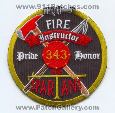 Fort Lauderdale Fire Rescue Department Fire Instructor The Spartans Patch (Florida)
Scan By: PatchGallery.com
Keywords: ft. dept. 343 pride honor