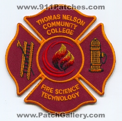 Thomas Nelson Community College Fire Science Technology Patch (Virginia)
Scan By: PatchGallery.com

