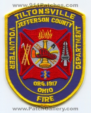 Tiltonsville Volunteer Fire Department Jefferson County Patch (Ohio)
Scan By: PatchGallery.com
Keywords: vol. dept. co.