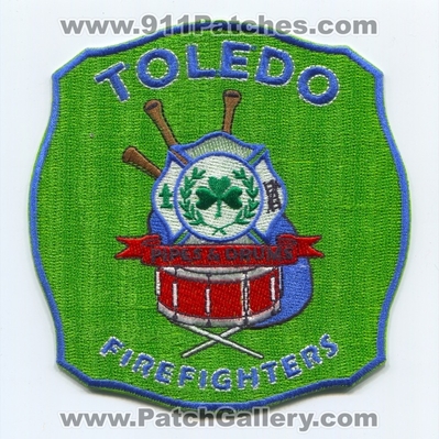 Toledo Firefighters Pipes and Drums Patch (Ohio)
Scan By: PatchGallery.com
Keywords: fire department dept. &