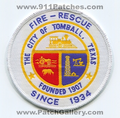 Tomball Fire Rescue Department Patch (Texas)
Scan By: PatchGallery.com
Keywords: the city of dept.