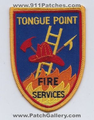 Tongue Point Fire Services (Oregon)
Thanks to PaulsFirePatches.com for this scan. 
Keywords: department dept.