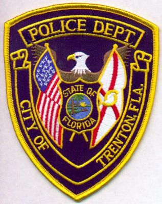 Trenton Police Dept
Thanks to EmblemAndPatchSales.com for this scan.
Keywords: florida department city of