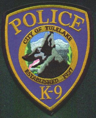 Tulelake Police K-9
Thanks to EmblemAndPatchSales.com for this scan.
Keywords: california city of k9