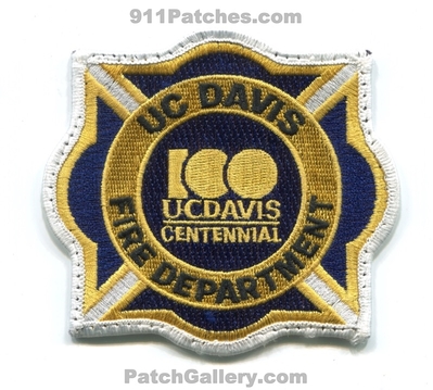 University of California UC Davis Fire Department Patch (California)
Scan By: PatchGallery.com
Keywords: dept. centennial 100 years