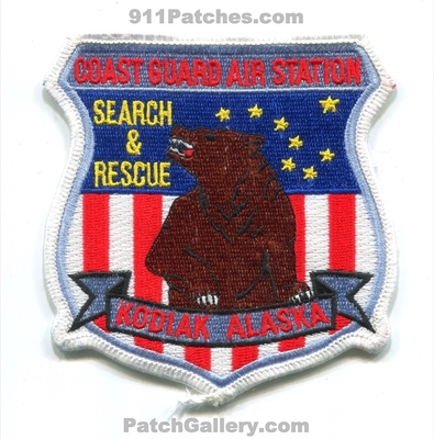 Coast Guard Air Station Kodiak Search and Rescue SAR USCG Patch (Alaska)
Scan By: PatchGallery.com
Keywords: ems