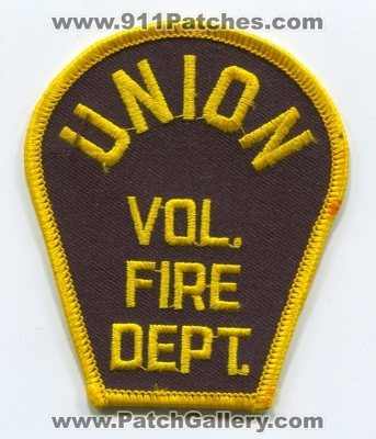 Union Volunteer Fire Department Patch (UNKNOWN STATE)
Scan By: PatchGallery.com
Keywords: vol. dept.