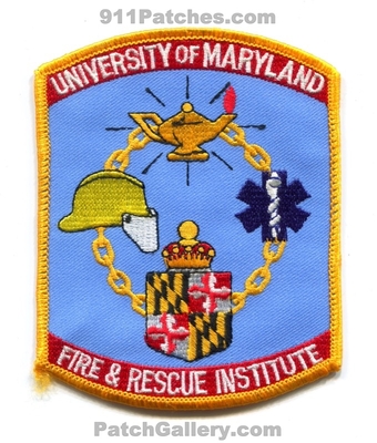 University of Maryland Fire and Rescue Institute Patch (Maryland)
Scan By: PatchGallery.com
