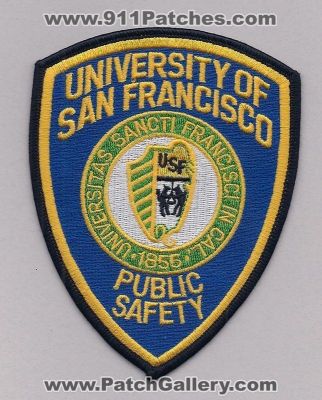 University of San Francisco Public Safety Department (California)
Thanks to PaulsFirePatches.com for this scan. 
Keywords: dps police dept.