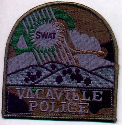 Vacaville Police SWAT
Thanks to EmblemAndPatchSales.com for this scan.
Keywords: california