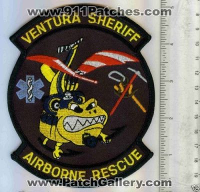 Ventura County Sheriff Airborne Rescue (California)
Thanks to Mark C Barilovich for this scan.
