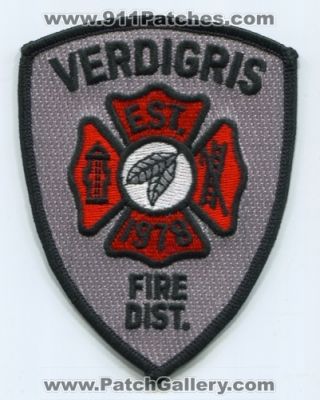 Verdigris Fire District (Oklahoma)
Scan By: PatchGallery.com
Keywords: dist.