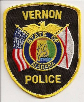 Vernon Police
Thanks to EmblemAndPatchSales.com for this scan.
Keywords: alabama