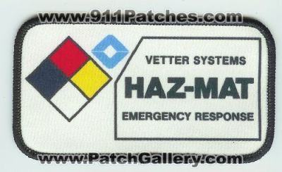 Vetter Systems Emergency Response Haz-Mat (Pennsylvania)
Thanks to Mark C Barilovich for this scan.
Keywords: hazmat