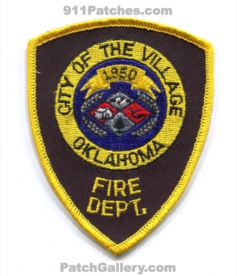 Village Fire Department Patch (Oklahoma)
Scan By: PatchGallery.com
Keywords: city of the 1950