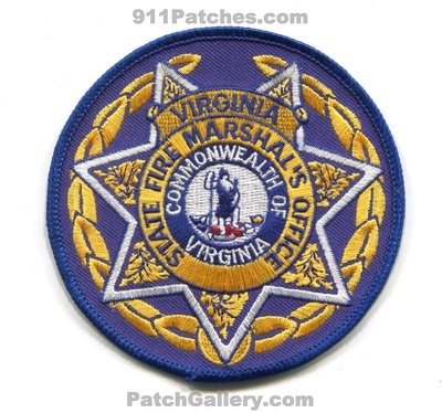 Virginia State Fire Marshals Office Patch (Virginia)
Scan By: PatchGallery.com
Keywords: department dept.