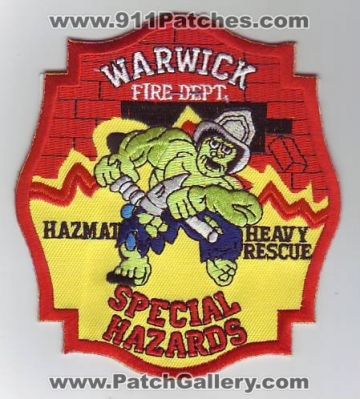 Warwick Fire Department Special Hazards (Rhode Island)
Thanks to Dave Slade for this scan.
Keywords: dept. hazmat haz-mat heavy rescue