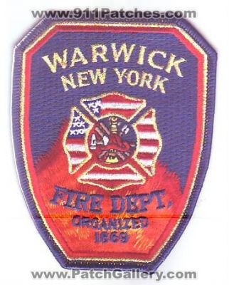 Warwick Fire Department (New York)
Thanks to Dave Slade for this scan.
Keywords: dept.