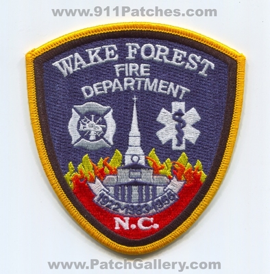 Wake Forest Fire Department Patch (North Carolina)
Scan By: PatchGallery.com
Keywords: dept. n.c. 1922 1983 1955