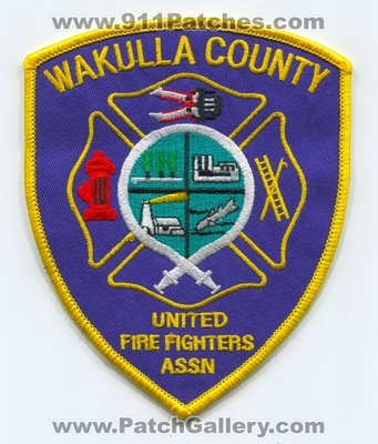 Wakulla County United Firefighters Association Patch (Florida)
Scan By: PatchGallery.com
Keywords: co. ffs assn. fire department dept.