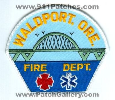 Waldport Fire Department Patch (Oregon)
Scan By: PatchGallery.com
Keywords: dept. ore.