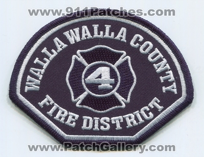 Walla Walla County Fire District 4 Patch (Washington)
Scan By: PatchGallery.com
Keywords: co. dist. number no. #4 department dept.