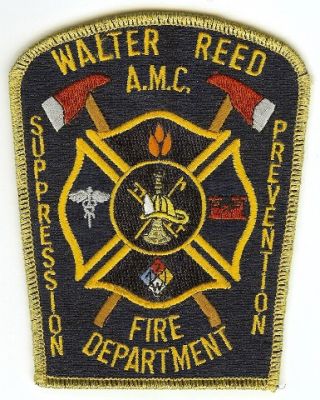 Walter Reed Army Medical Center Fire Department
Thanks to PaulsFirePatches.com for this scan.
Keywords: washington dc us amc