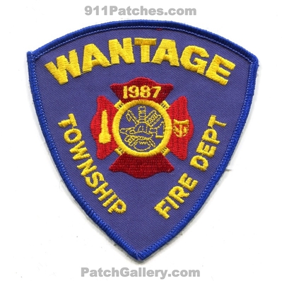 Wantage Township Fire Department Patch (New Jersey)
Scan By: PatchGallery.com
Keywords: twp. dept. 1987
