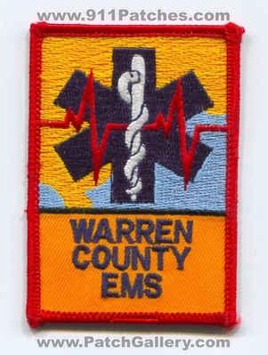 Warren County Emergency Medical Services EMS Patch (UNKNOWN STATE)
Scan By: PatchGallery.com
Keywords: co. ambulance emt paramedic