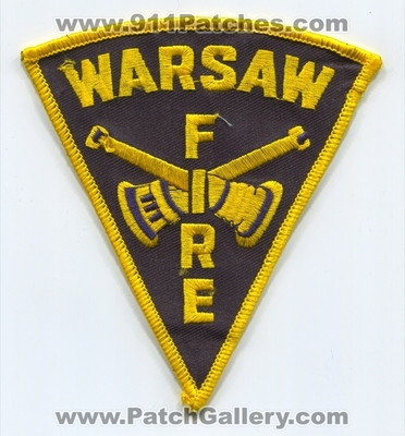 Warsaw Fire Department Patch (Indiana)
Scan By: PatchGallery.com
Keywords: dept.