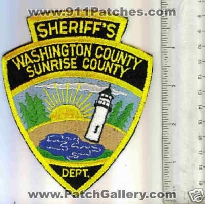 Washington County Sheriff's Department (Maine)
Thanks to Mark C Barilovich for this scan.
Keywords: sheriffs dept.