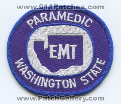 Washington State Emergency Medical Technician EMT Paramedic EMS Patch (Washington)
Scan By: PatchGallery.com
Keywords: certified e.m.t. services e.m.s. ambulance