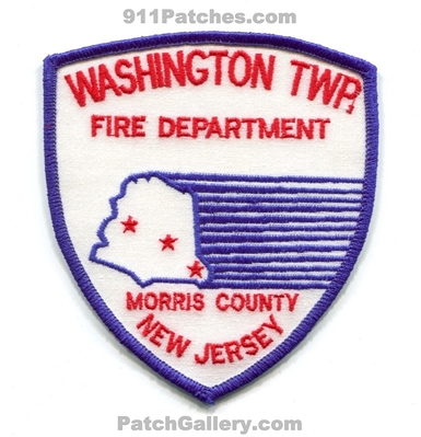 Washington Township Fire Department Morris County Patch (New Jersey)
Scan By: PatchGallery.com
Keywords: twp. dept. co.