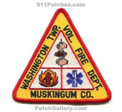 Washington Township Volunteer Fire Department Muskingum County Patch (Ohio)
Scan By: PatchGallery.com
Keywords: twp. vol. dept. co.