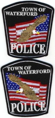 Waterford Police (Wisconsin)
Thanks to BensPatchCollection.com for this scan.
Keywords: town of
