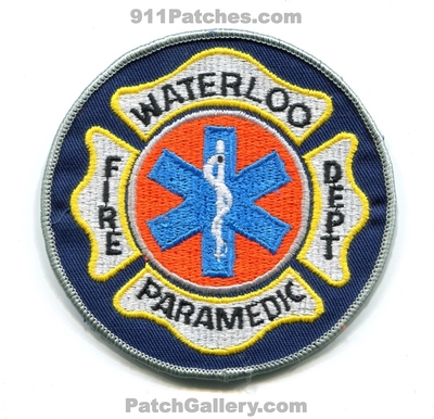 Waterloo Fire Department Paramedic Patch (Iowa)
Scan By: PatchGallery.com
Keywords: dept. ems ambulance