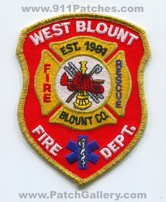 West Blount Fire Rescue Department Patch (Alabama)
Scan By: PatchGallery.com
Keywords: dept. county co. est. 1981
