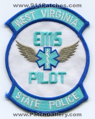 West Virginia State Police EMS Pilot Patch (West Virginia)
Scan By: PatchGallery.com
Keywords: air medical helicopter ambulance