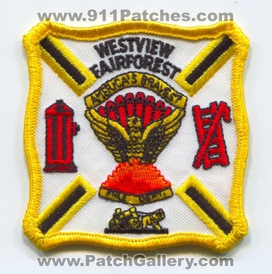 Westview Fairforest Fire Department Patch (South Carolina)
Scan By: PatchGallery.com
Keywords: dept. americas bravest