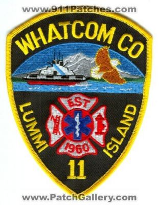 Whatcom County Fire District 11 Lummi Island (Washington)
Scan By: PatchGallery.com
Keywords: co. dist. number no. #11 department dept.