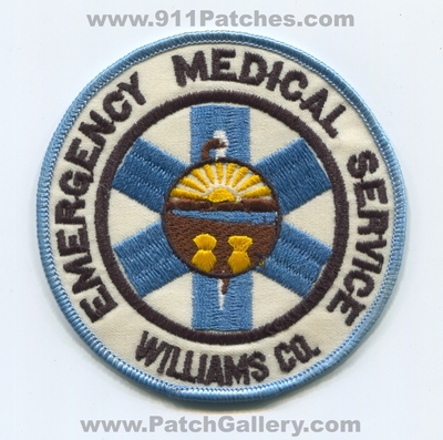 Williams County Emergency Medical Services EMS Patch (Ohio)
Scan By: PatchGallery.com
Keywords: co. ambulance ambulance emt paramedic