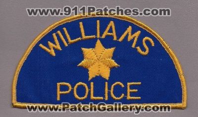 Williams Police Department (California)
Thanks to PaulsFirePatches.com for this scan.
Keywords: dept.