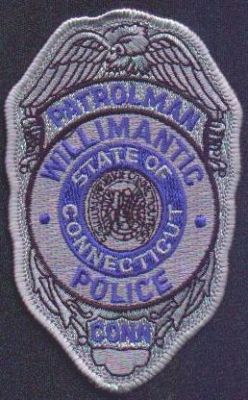Willimantic Police Patrolman
Thanks to EmblemAndPatchSales.com for this scan.
Keywords: connecticut