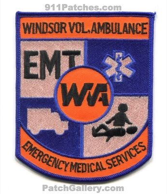 Windsor Volunteer Ambulance EMT EMS Patch (Connecticut)
Scan By: PatchGallery.com
Keywords: vol. emergency medical technician services